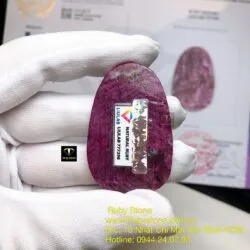 Văn thù bồ tát - Phật bản mệnh Ruby Nam Phi - tuổi Mão, kích thước 47mm - Ảnh 3