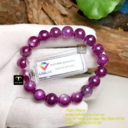 Chuỗi tay Ruby sao thiên nhiên 9,7 ly