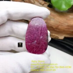 Phổ hiền bồ tát - Phật bản mệnh Ruby Nam Phi tuổi Thìn-Tỵ, kích thước 37mm - Ảnh 3