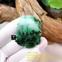 Phật Di Lặc ngọc cẩm thạch sơn thuỷ, kích thước 51mm Phật Di Lặc ngọc cẩm thạch sơn thuỷ, kích thước 51mm