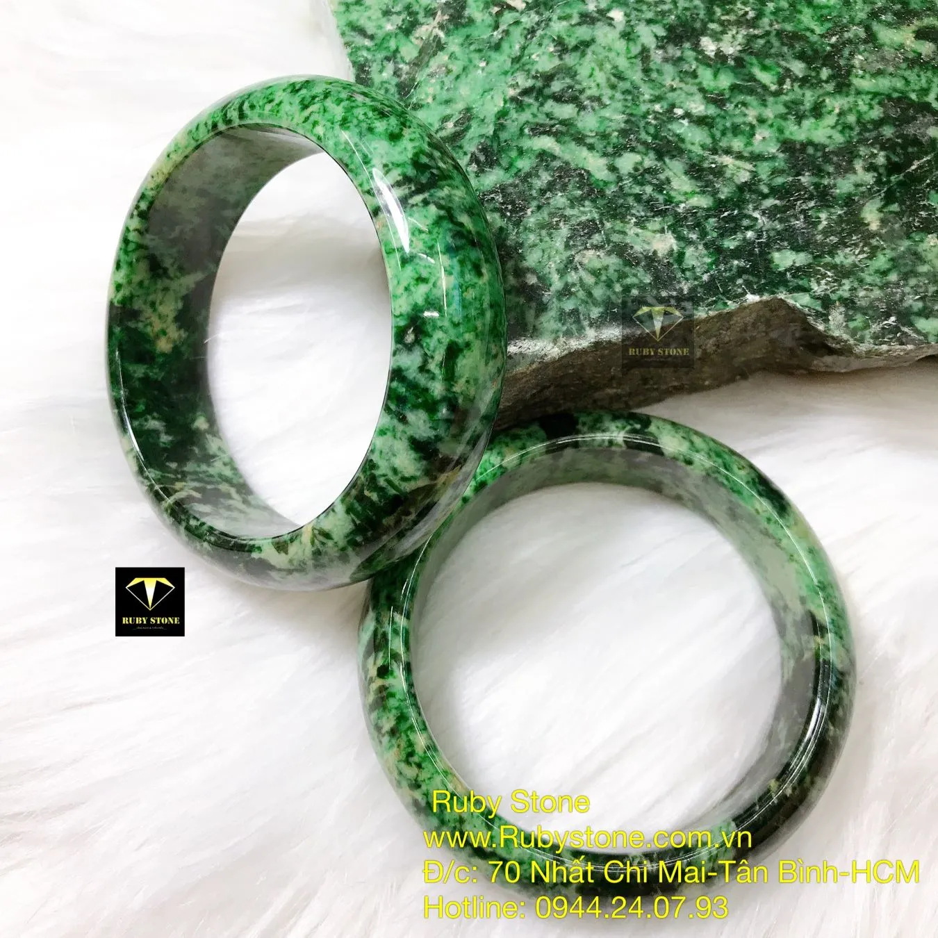 Vòng ngọc cẩm thạch sơn thuỷ A Vòng ngọc cẩm thạch sơn thuỷ A - Ảnh 4