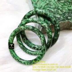 Vòng ngọc cẩm thạch sơn thuỷ bản tròn Vòng ngọc cẩm thạch sơn thuỷ bản tròn