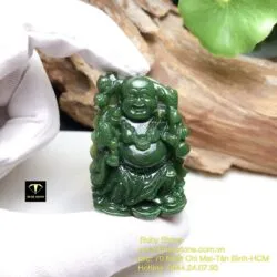 Phật Di Lặc ngọc bích Canada, kích thước 45mm