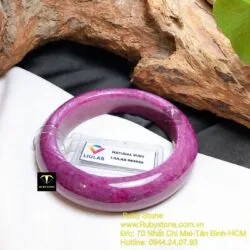 Vòng bản liền Ruby Nam Phi, ni tay 53mm - Hình ảnh 3