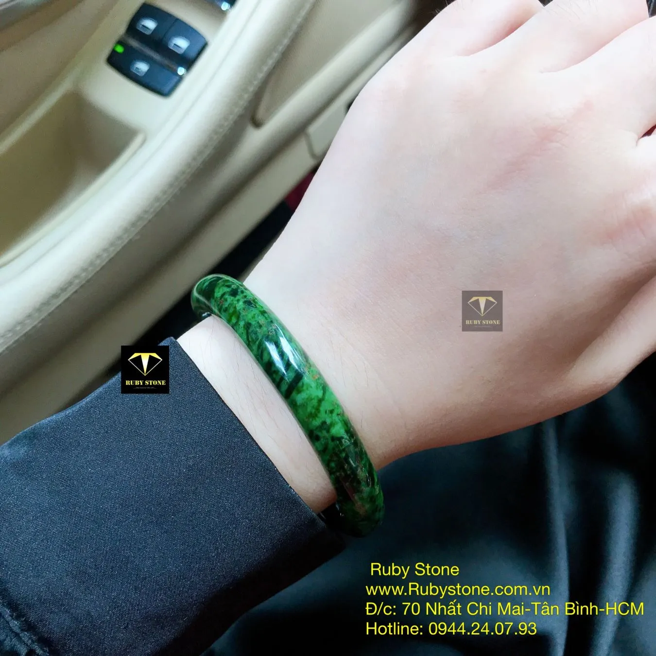 Vòng bản liền ngọc Cẩm thạch sơn thuỷ Vòng bản liền ngọc Cẩm thạch sơn thuỷ - Ảnh 4