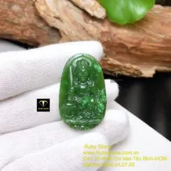 Văn thù bồ tát - Phật bản mệnh tuổi Mão, kích thước 37mm - Hình ảnh 3
