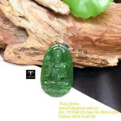 Đại thế chí bồ tát - Phật bản mệnh tuổi Ngọ, kích thước 37mm - Ảnh 3
