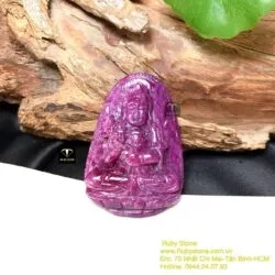 Đại Thế Chí Bồ Tát Ruby Nam Phi - Phật bản mệnh tuổi Ngọ, KT 47mm - Ảnh 11