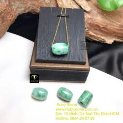 Mặt dây chuyền lu thống ngọc Cẩm thạch sơn thuỷ - Ảnh 5