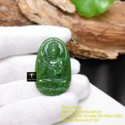 Đại thế chí bồ tát - Phật bản mệnh tuổi Ngọ, kích thước 37mm - Ảnh 2