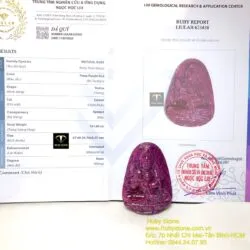 Đại Thế Chí Bồ Tát Ruby Nam Phi - Phật bản mệnh tuổi Ngọ, KT 47mm - Ảnh 2