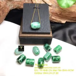 Mặt dây chuyền lu thống ngọc Cẩm thạch sơn thuỷ - Ảnh 4