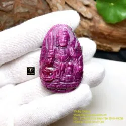 Văn thù bồ tát - Phật bản mệnh Ruby Nam Phi, tuổi Mão - Ảnh 4