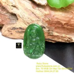 Văn thù bồ tát - Phật bản mệnh tuổi Mão, kích thước 37mm - Hình ảnh 2