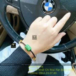 Vòng tay lu thống ngọc Cẩm thạch sơn thuỷ - Ảnh 7