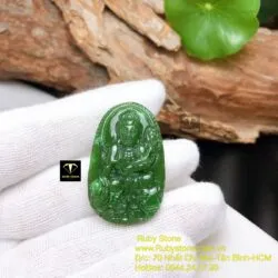 Phổ hiền bồ tát - Phật bản mệnh tuổi Thìn- Tỵ, kích thước 37mm - Hình ảnh 3