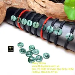 Vòng tết tay Đồng điếu sơn thuỷ dầu lý đơn, đường kính 15mm - Ảnh 2