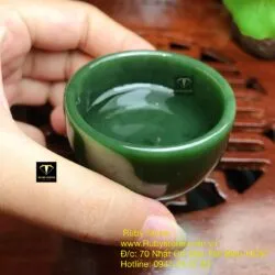 Ly trà ngọc bích Canada, kích thước 55x30x5mm - Hình ảnh 3