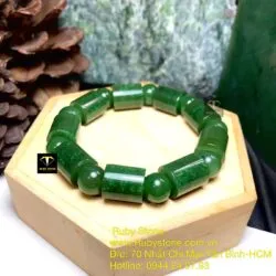 Chuỗi Lu thống ngọc bích Canada xanh lá, dạng vuông - Ảnh 2