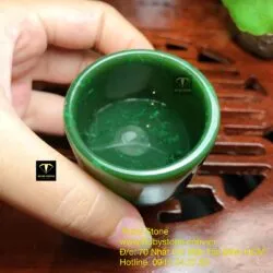 Ly trà ngọc bích Canada, kích thước 49x40x5mm - Hình ảnh 2