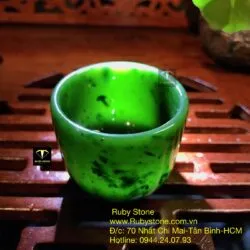 Ly trà ngọc bích Canada, kích thước 49x40x5mm - Hình ảnh 5
