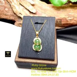 Mặt dây chuyền Tỳ hưu Ngọc bích, vàng 18k - Ảnh 6