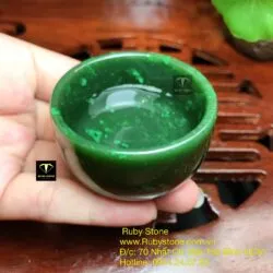 Ly trà ngọc bích Canada, kích thước 55x30x5mm - Hình ảnh 6
