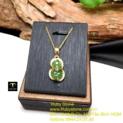 Mặt dây chuyền Tỳ hưu Ngọc bích, vàng 18k - Ảnh 5