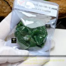 Mặt dây chuyền Song ngư ngọc bích, kích thuớc 50mm - Hình ảnh 5