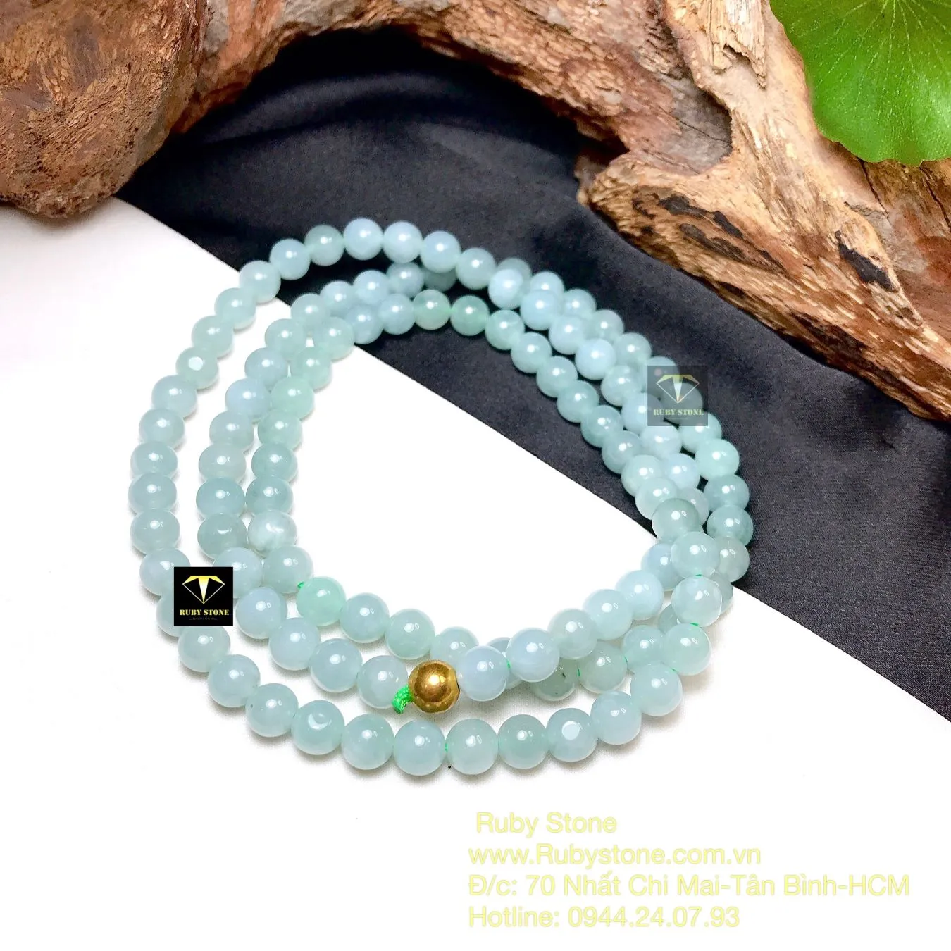 Chuỗi 108 hạt ngọc Cẩm thạch xanh lơ 6,9 ly Chuỗi 108 hạt ngọc Cẩm thạch xanh lơ 6,9 ly - Ảnh 4