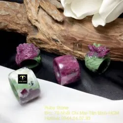 Nhẫn càn long Ruby Nam Phi (Ruby zoisite) Nhẫn càn long Ruby Nam Phi (Ruby zoisite)