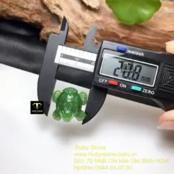 Long quy Ngọc bích xanh lá, KT 20mm - Hình ảnh 3
