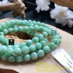 Chuỗi ngọc cẩm thạch đậu lý 108 hạt 7,5 ly