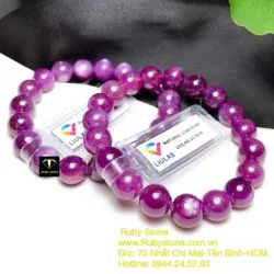Vòng chuỗi Ruby sao thiên nhiên