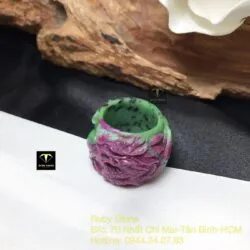 Nhẫn càn long chạm rồng Ruby Nam Phi - Ảnh 7
