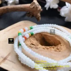 Chuỗi phỉ thuý băng ngọc bánh xe 5 ly