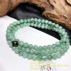 Chuỗi ngọc cẩm thạch đậu lý 108 hạt 7,5 ly