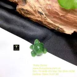 Long quy Ngọc bích xanh lá, KT 20mm - Hình ảnh 8