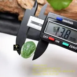 Mặt nhẫn đầu rồng ngọc bích chạm tay tinh xảo - Ảnh 5