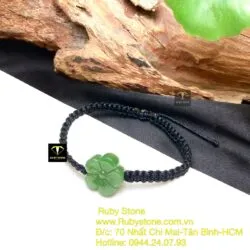Vòng tết tay hoa mai ngọc bích xanh lá - Ảnh 6