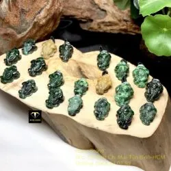 Thiềm thừ ngọc Cẩm thạch sơn thuỷ (Jadeite A) - Hình ảnh 6