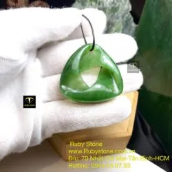 Mặt dây chuyền ngọc bích Maori, KT 40mm - Ảnh 2