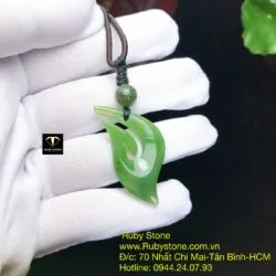 Mặt dây chuyền ngọc bích Maori, KT 38mm - Hình ảnh 5