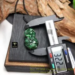 Tỳ hưu ngọc Cẩm thạch sơn thuỷ - Ảnh 4