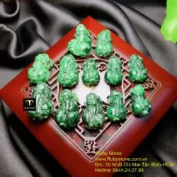 Tỳ hưu ngọc Cẩm thạch sơn thuỷ A - Hình ảnh 5