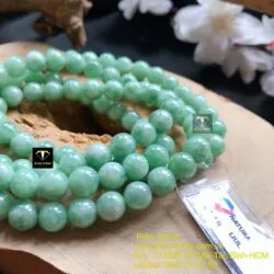 Chuỗi ngọc cẩm thạch đậu lý 108 hạt 7,5 ly