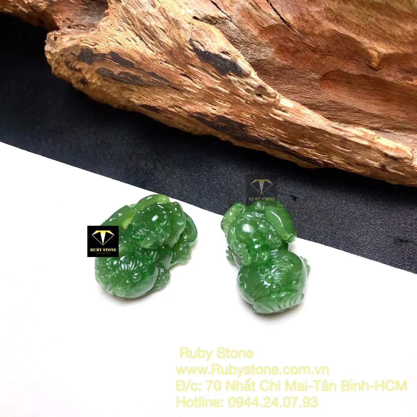 Tỳ hưu ngọc bích Canada xanh lá chạm trổ tinh xảo Tỳ hưu ngọc bích Canada xanh lá chạm trổ tinh xảo - Ảnh 7