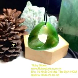 Mặt dây chuyền ngọc bích Maori, KT 40mm - Ảnh 6
