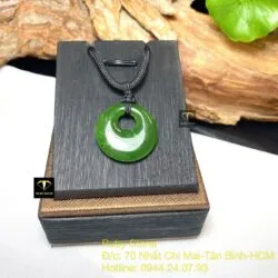 Đồng điếu ngọc bích Canada xanh lý, KT 25mm - Hình ảnh 5