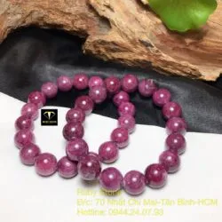 Vòng tay Ruby Nam Phi VIP 11,5 ly - Hình ảnh 2